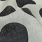 1 Yard Black and White Big Polka Dots Medium Weight Linen Woven Fabric